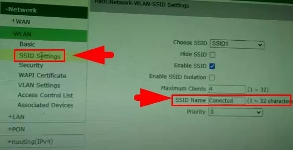 Cómo cambiar el nombre del modem ZTE Megacable